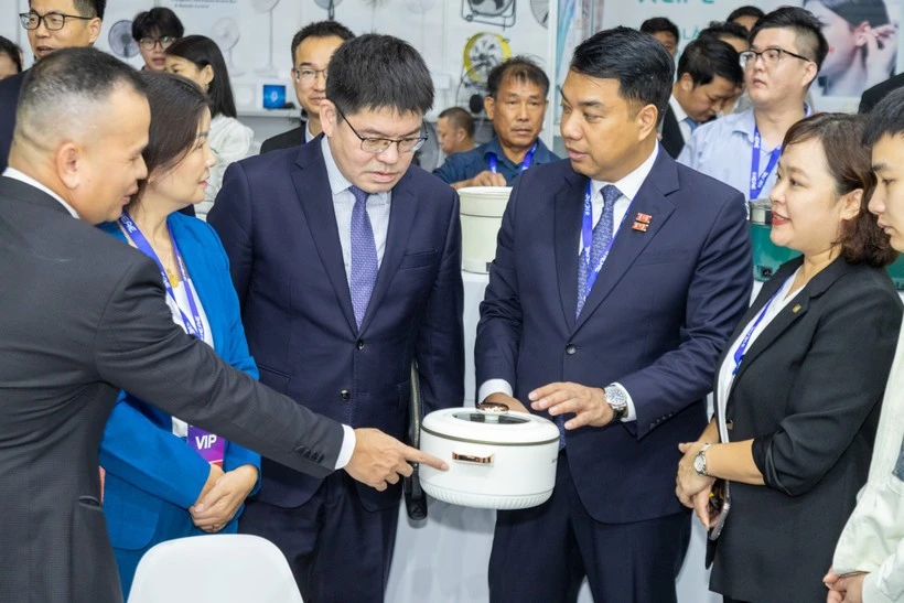 Más de 260 empresas participan en Exposición Internacional de Electrónica y Electrodomésticos Inteligentes en Vietnam. Foto ilustrativa. (Foto: VNA)