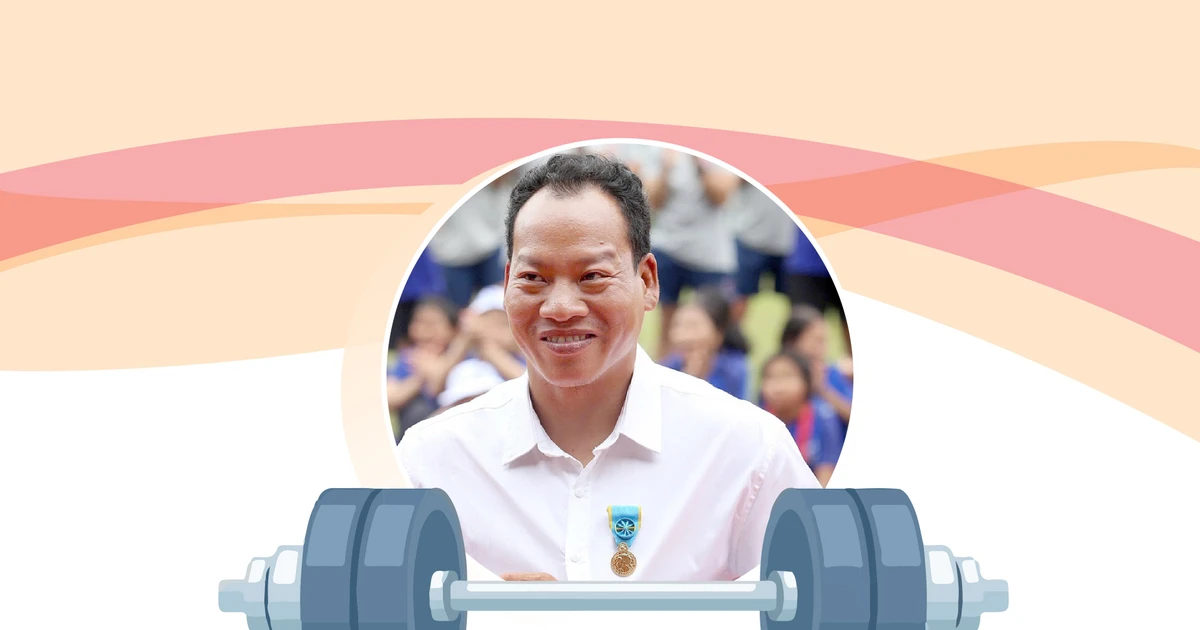 El halterófilo Le Van Cong recibe Medalla de Oro de Francia