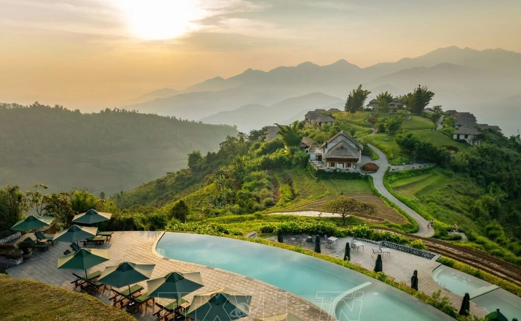 El resort Topas Ecolodge, en Sapa, polo turístico de la provincia vietnamita de Lao Cai, se ubica en el tercer puesto del ranking de los mejores establecimientos de descanso de Asia. (Foto: VNA)