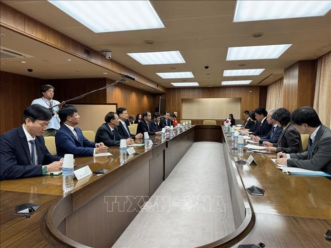 Panorama de la VI Cumbre de Diálogo sobre Cooperación Agrícola entre Vietnam y Japón. (Foto: VNA)
