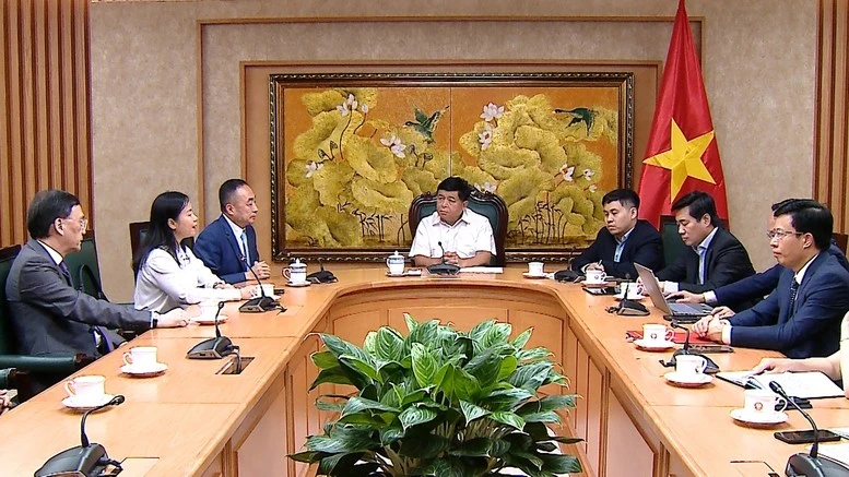 Panorama de la reunión. (Foto: baochinhphu.vn)
