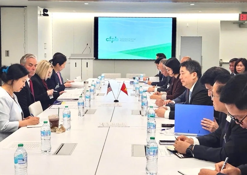 La segunda ronda de negociaciones del acuerdo bilateral de comercio recíproco entre Vietnam y Estados Unidos en Washington. (Foto: MOIT)
