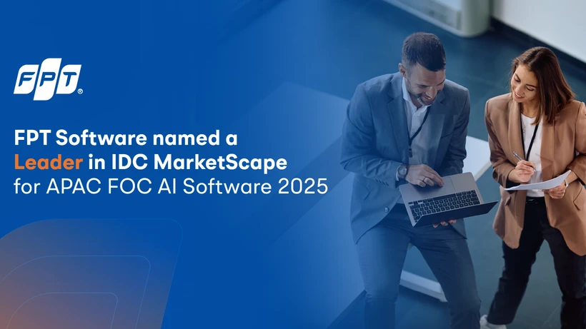 El FPT ha sido reconocido por IDC como líder sobre software de IA aplicado a la comunicación con clientes en la región de Asia-Pacífico (Foto: VNA)