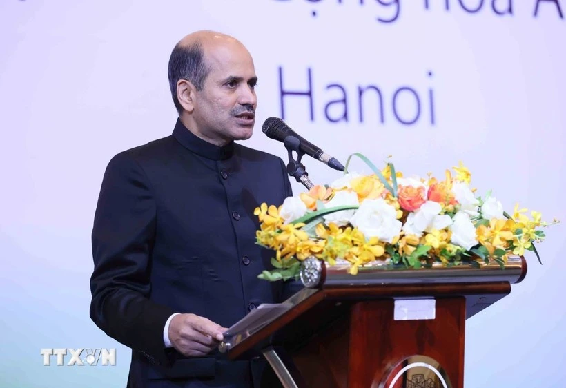 El embajador de la India en Vietnam, Sandeep Arya. (Foto: VNA)