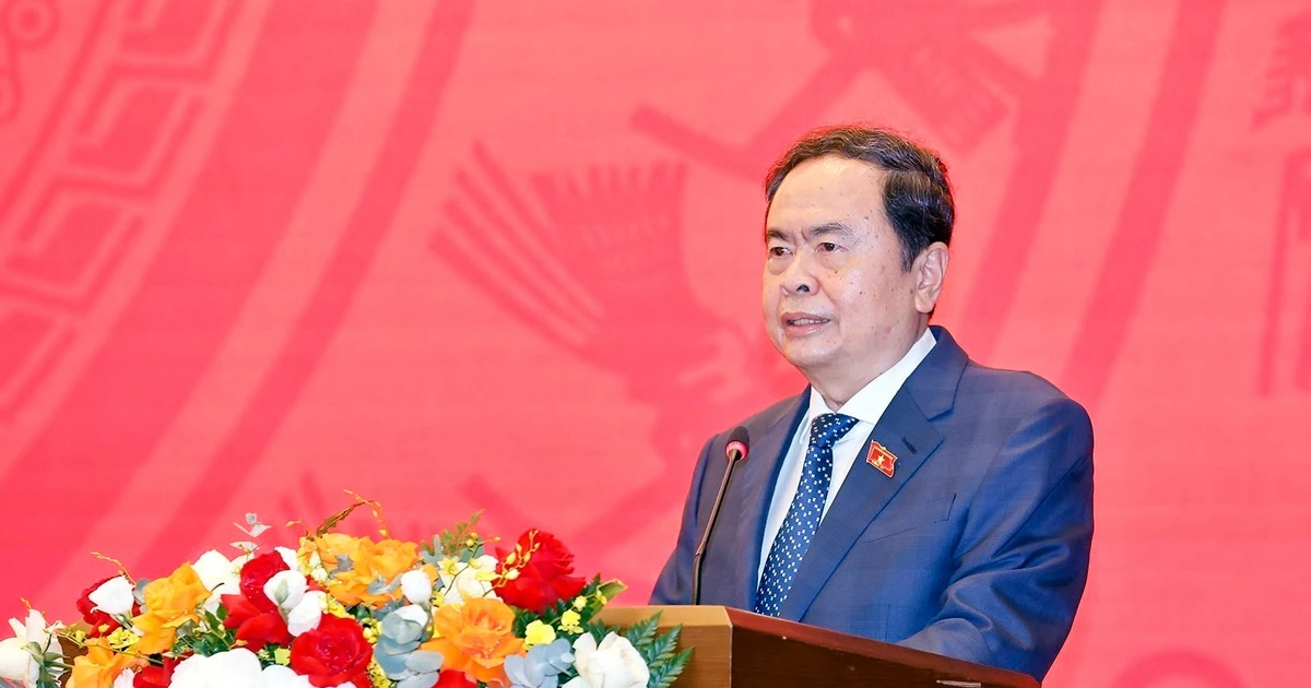 El presidente de la Asamblea Nacional, Tran Thanh Man (Fuente: VNA) 