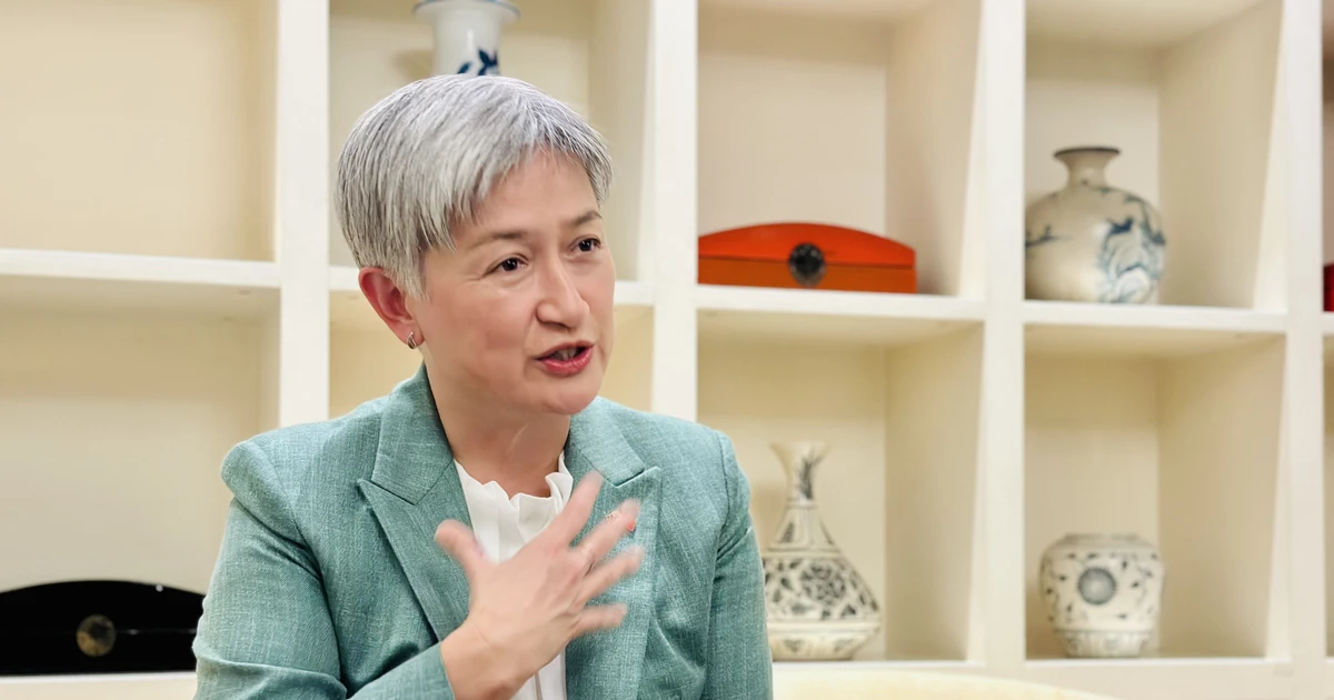 La ministra de Relaciones Exteriores de Australia, Penny Wong. (Foto: VNA)