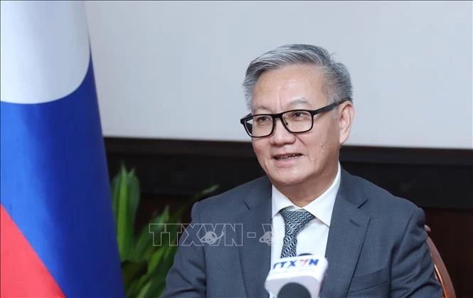 El ministro de Relaciones Exteriores de Laos, Thongsavanh Phomvihane. (Foto: VNA)