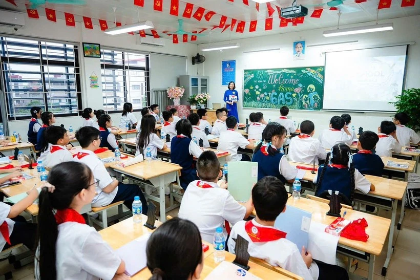 Se espera que la Resolución 71 genere un avance revolucionario en la educación y la formación. (Foto: VNA)