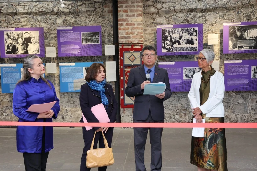 El embajador de Vietnam en México, Nguyen Van Hai, habla en el evento. (Foto: VNA)