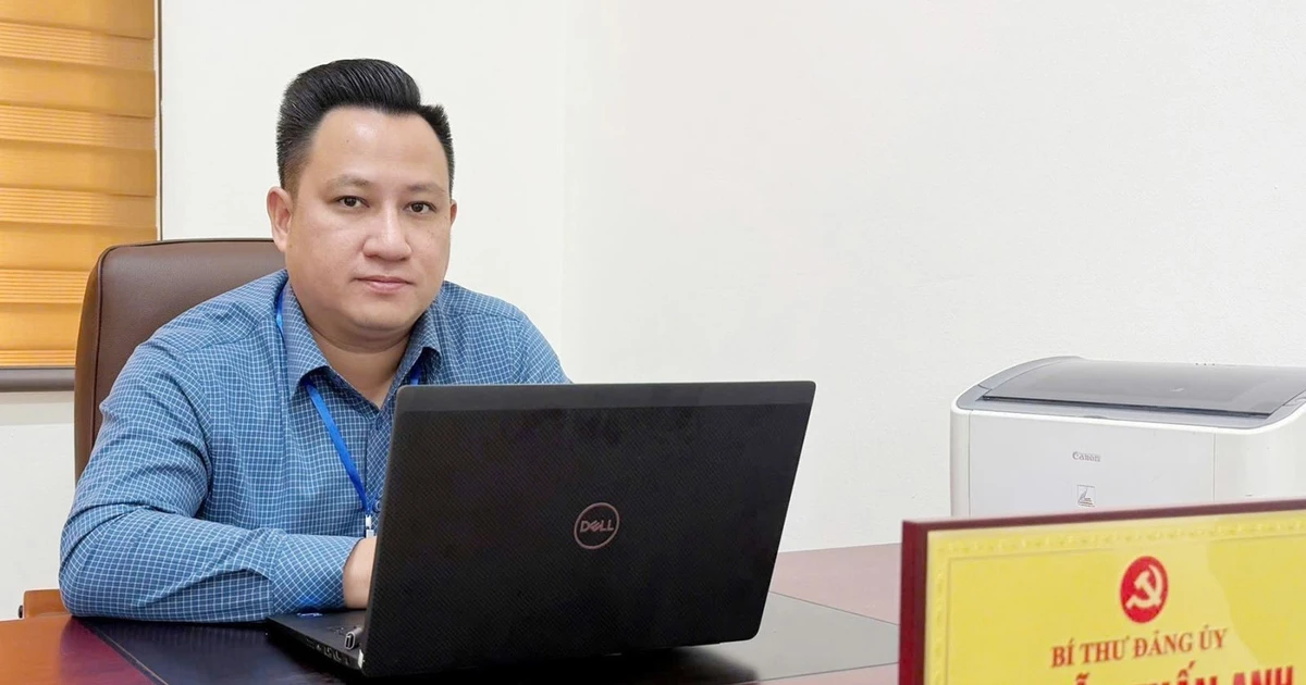 Nguyen Tuan Anh, secretario del Comité del PCV de la comuna de Chieng Sung. (Foto: VNA)