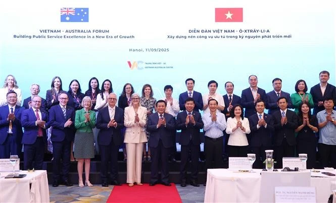 Los delegados en el Foro Vietnam-Australia. (Foto: VNA)