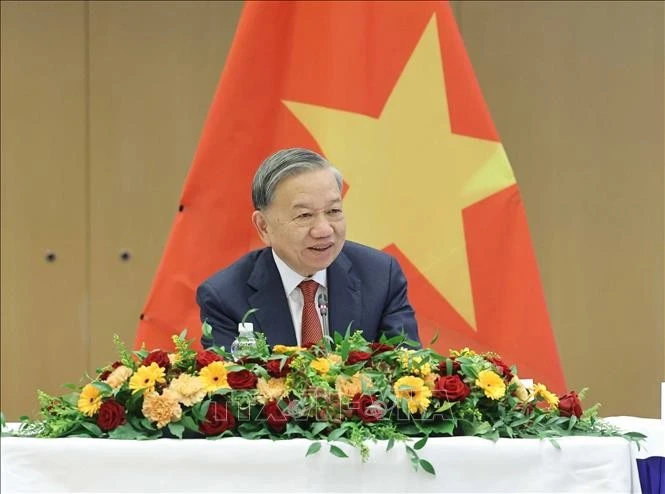 El secretario general del Partido Comunista de Vietnam, To Lam (Fuente: VNA)