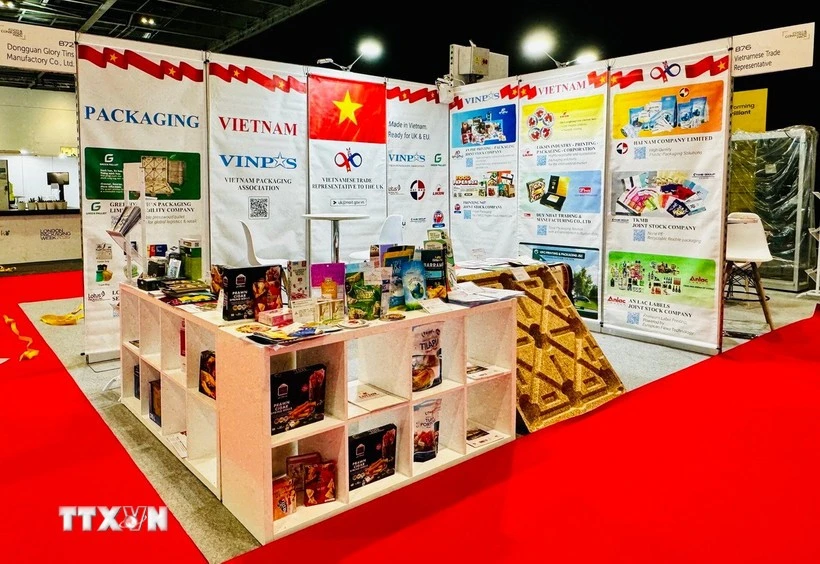 El stand vietnamita en el evento (Foto: VNA)