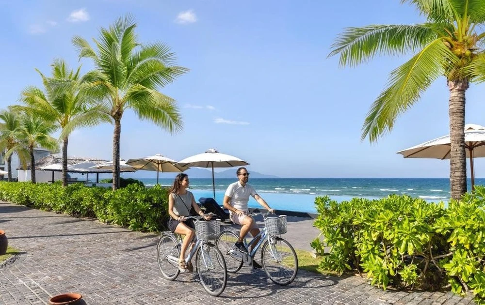 Turistas extranjeros en Vietnam. (Foto: VNA)