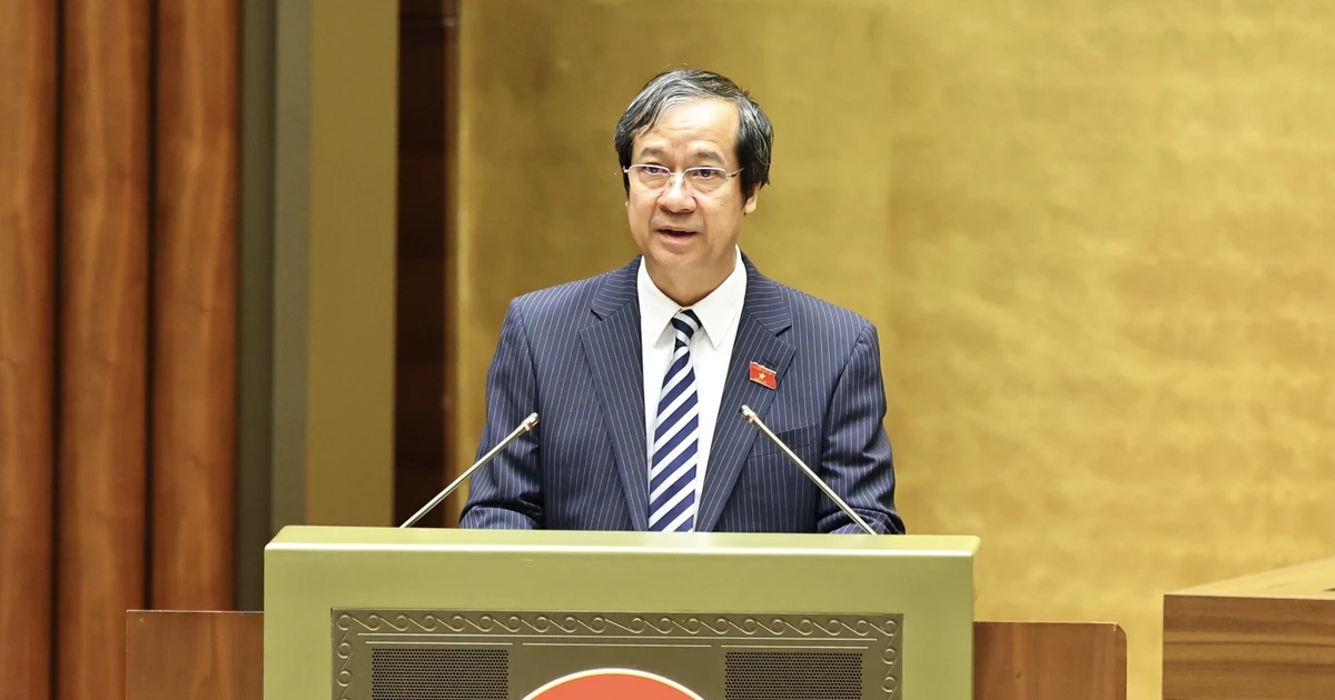 El ministro de Educación y Formación, Nguyen Kim Son (Fuente: VNA) 