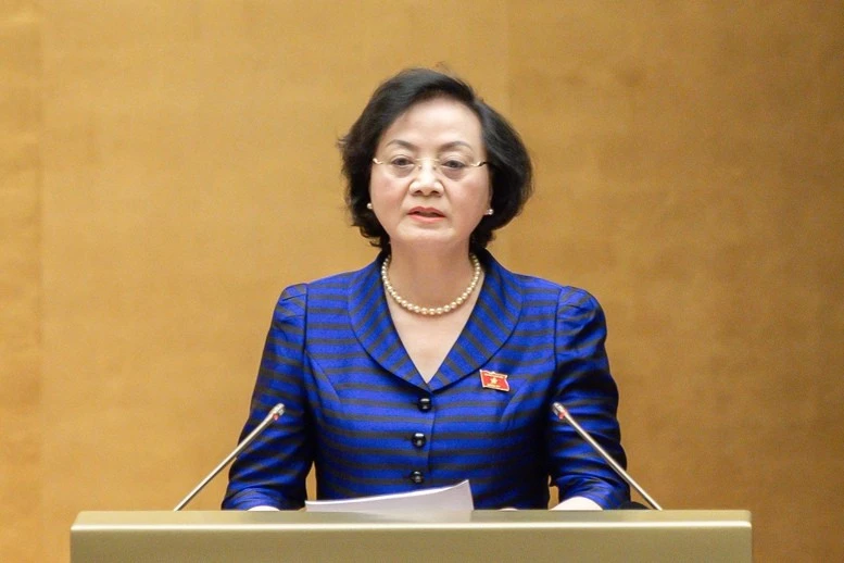 La ministra del Interior, Pham Thi Thanh Tra (Fuente: VNA) 