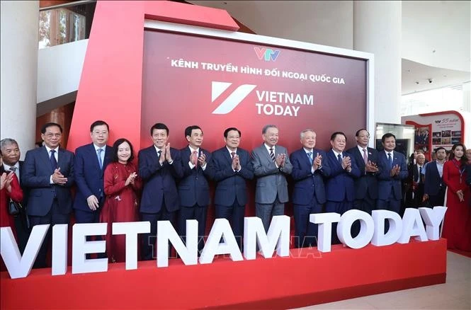 Lanzamiento de Vietnam Today, un canal de televisión de información al exterior de VTV (Foto: VNA)