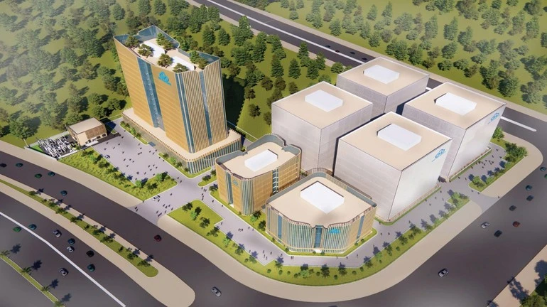 CMC Hyperscale DC SHTP es un centro de datos de hiperescala en la entrada este de la ciudad de Ho Chi Minh. (Foto: Vietnamnet)