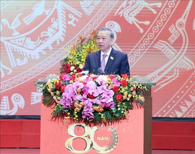 El secretario general del Partido Comunista de Vietnam, To Lam. (Foto: VNA)