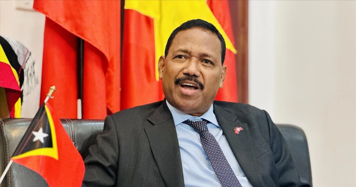 El embajador de Timor Leste en Vietnam, Joao Pereira. (Fuente: VNA)