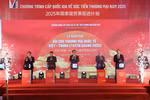 La ceremonia inaugural de la Feria Comercial Internacional Vietnam-China 2025. (Foto: VNA)