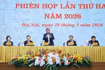 El primer ministro de Vietnam, Pham Minh Chinh, encabeza la segunda sesión del año del Comité directivo del Gobierno para el desarrollo de la ciencia, la tecnología, la innovación, la transformación digital y el Proyecto 06 (Foto: VNA)