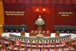 El secretario general del Partido Comunista de Vietnam, To Lam, pronuncia discurso de clausura. (Foto: VNA)