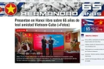 El sitio web de Prensa Latina lanza la columna «Cuba-Vietnam: 65 años de hermandad». (Foto: VNA)