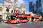 Ciudad Ho Chi Minh inaugurará nueva ruta de autobús turístico descapotable de dos pisos (Foto: VNA)