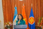 La embajadora de Vietnam en Argentina, Ngo Minh Nguyet. (Foto: VNA)
