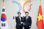 El presidente de Vietnam, Luong Cuong (izquierda), y su homólogo de Corea del Sur, Lee Jae Myung (Fuente: VNA)