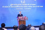El secretario general del Partido Comunista de Vietnam (PCV), To Lam, habla en el acto (Fuente: VNA)