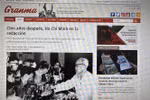 El artículo publicado en el periódico Grama (Fuente: VNA)