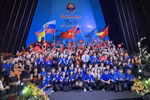 En la ceremonia inaugural del Campamento (Fuente: VNA)