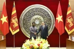 El presidente de la AN, Tran Thanh Man, recibe al presidente de Sri Lanka, Anura Kumara Dissanayaka (Fuente: VNA)