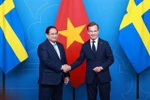 El primer ministro vietnamita, Pham Minh Chinh, y su homólogo sueco, Ulf Kristersson (Fuente: VNA)