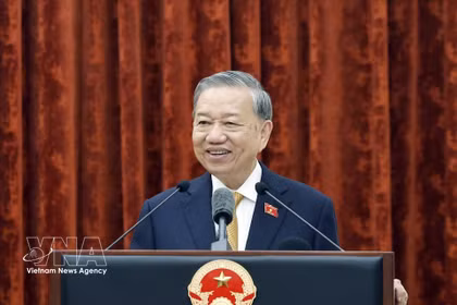 El secretario general del Partido Comunista de Vietnam y presidente de la República, To Lam. (Foto: VNA)
