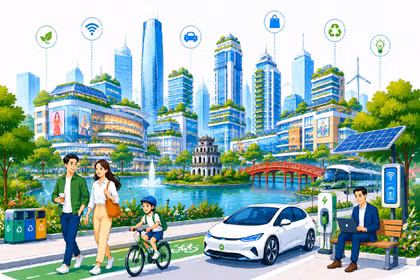 Hanoi desarrolla estructura de clústeres urbanos multicapa, multinivel, multipolares y multicéntricos