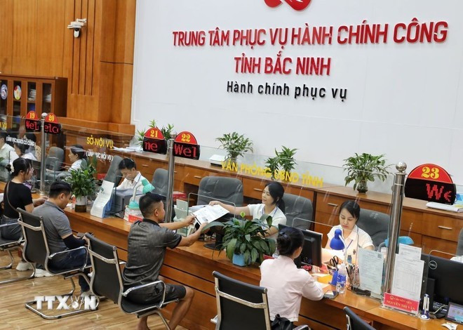 Centro de servicios administrativos públicos en la provincia de Bac Ninh (Foto: VNA) pe.jpg