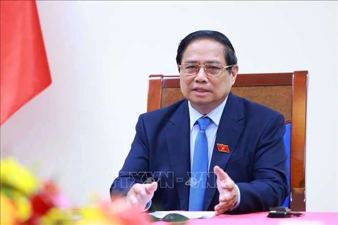 El primer ministro de Vietnam, Pham Minh Chinh. (Fuente: VNA) thu-tuong1-080525.jpg