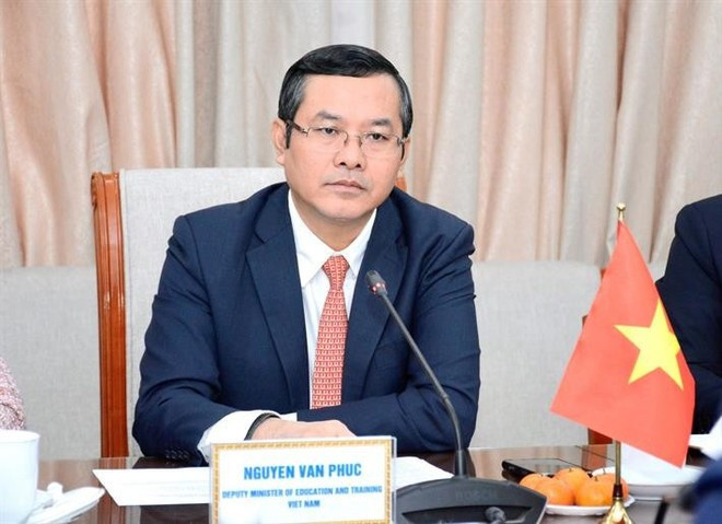El viceministro de Educación y Formación de Vietnam, Nguyen Van Phuc. (Foto: Vietnam+) 141-3.jpg