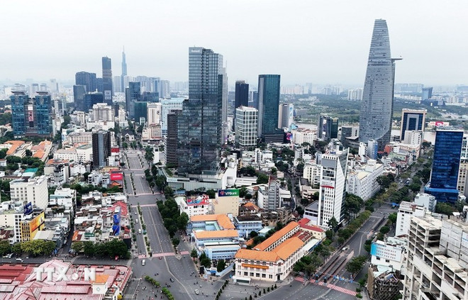Un rincón de Ciudad Ho Chi Minh. (Foto: VNA) thanh-pho-ho-chi-minh.jpg