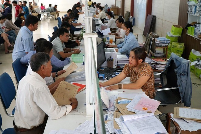 Una unidad de ventanilla única en la ciudad de Da Nang (Foto: VNA) hu.jpg