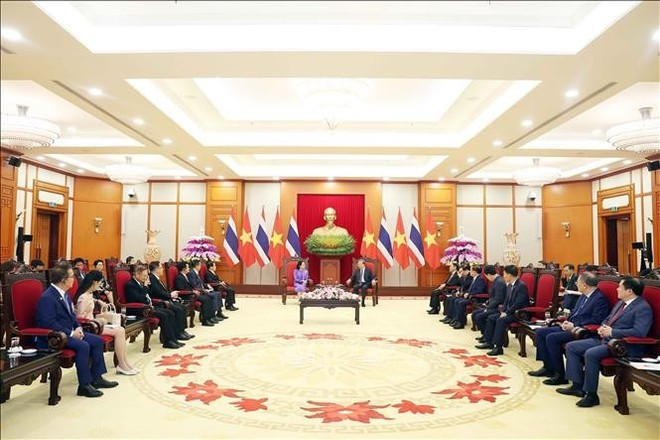 En la reunión. (Fuente: VNA) to-lam-thai-lan-2.jpg