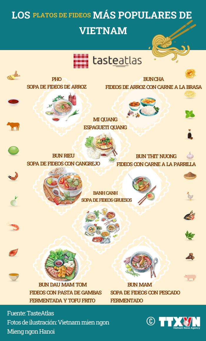 Los platos de fideos más populares de Vietnam ảnh 1