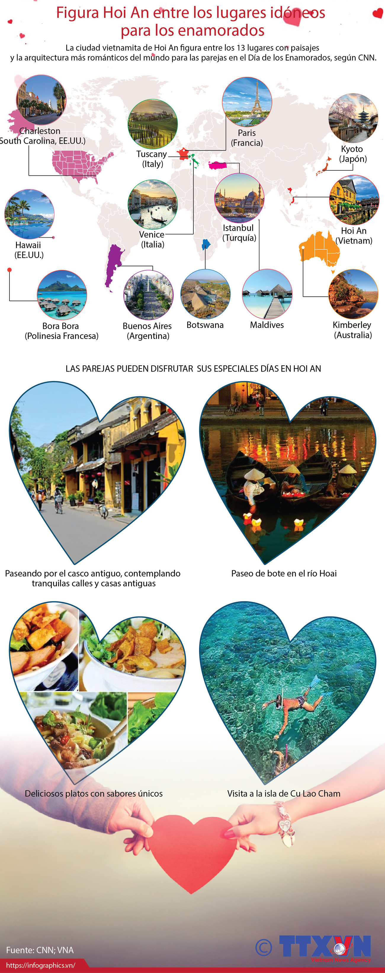 [Info] Figura ciudad vietnamita de Hoi An entre los lugares idóneos para los enamorados ảnh 1