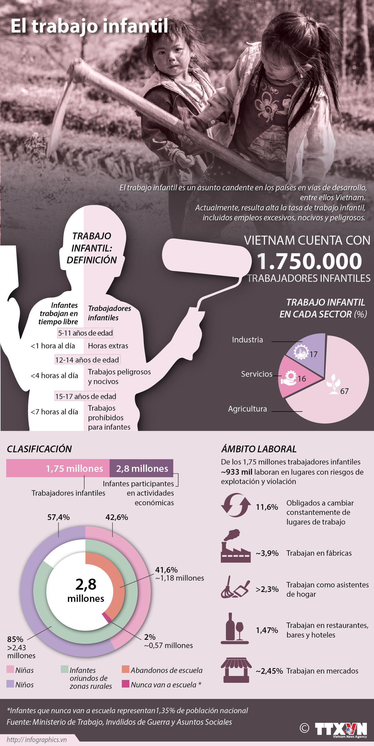 [Infografia] El trabajo infantil en Vietnam ảnh 1