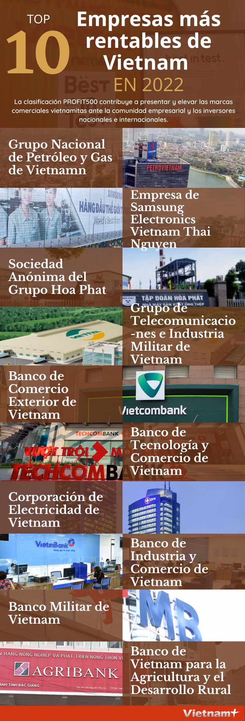 Top 10 empresas más rentables de Vietnam en 2022 ảnh 1