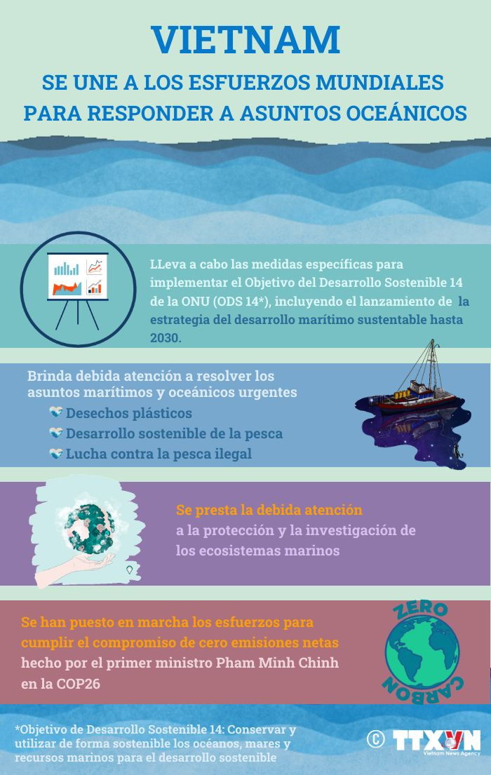Vietnam se une a los esfuerzos mundiales para responder a los asuntos oceánicos ảnh 1 Vietnam se une a los esfuerzos mundiales para responder a los asuntos oceánicos ảnh 1