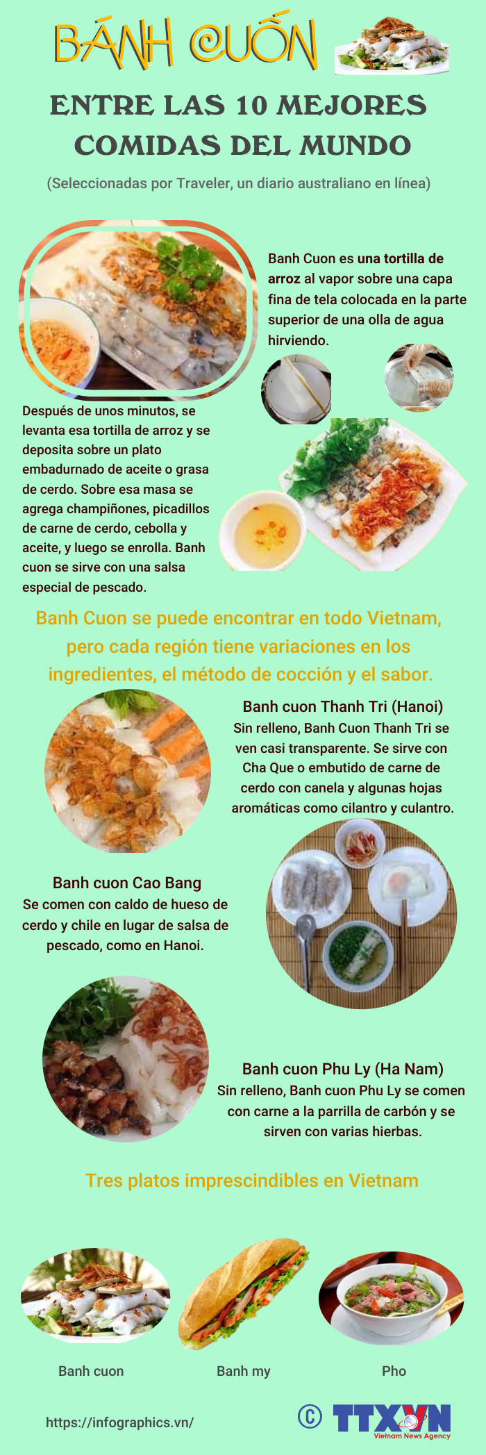 Banh cuon entre las 10 mejores comidas del mundo ảnh 1 Banh cuon entre las 10 mejores comidas del mundo ảnh 1